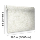 York Zen Garden Cream Peel & Stick Wallpaper