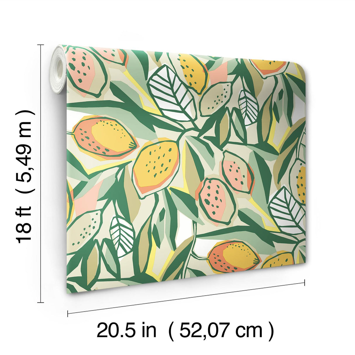 York Main Squeeze Peach Peel & Stick Wallpaper