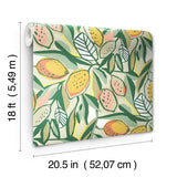 York Main Squeeze Peach Peel & Stick Wallpaper