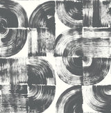 York Elias Black Peel & Stick Wallpaper