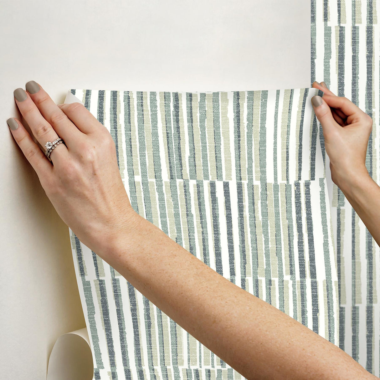 York Kingston Grey Peel & Stick Wallpaper