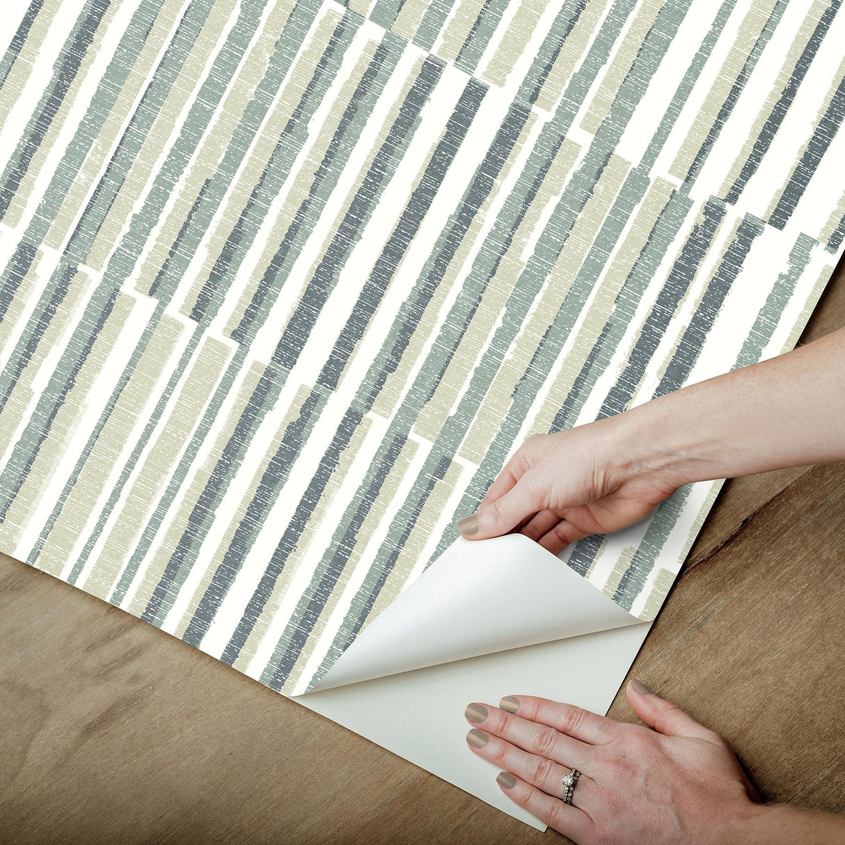 York Kingston Grey Peel & Stick Wallpaper