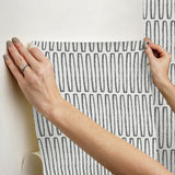 York Porter Charcoal Peel & Stick Wallpaper