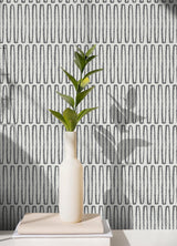 York Porter Charcoal Peel & Stick Wallpaper