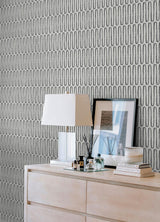York Porter Charcoal Peel & Stick Wallpaper
