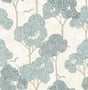 York Millie Blue Peel & Stick Wallpaper