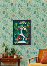 York Avocado Camel's Courtyard Peel & Stick Wallpaper