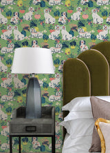 York Jade Good Dog Peel & Stick Wallpaper