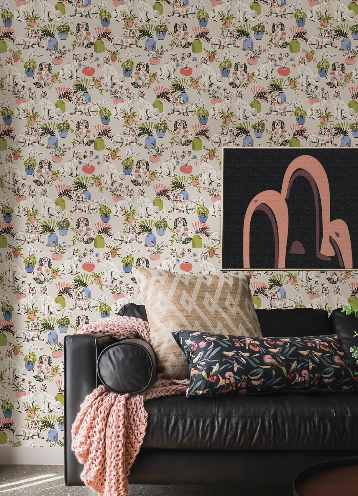 York Stone Good Dog Peel & Stick Wallpaper