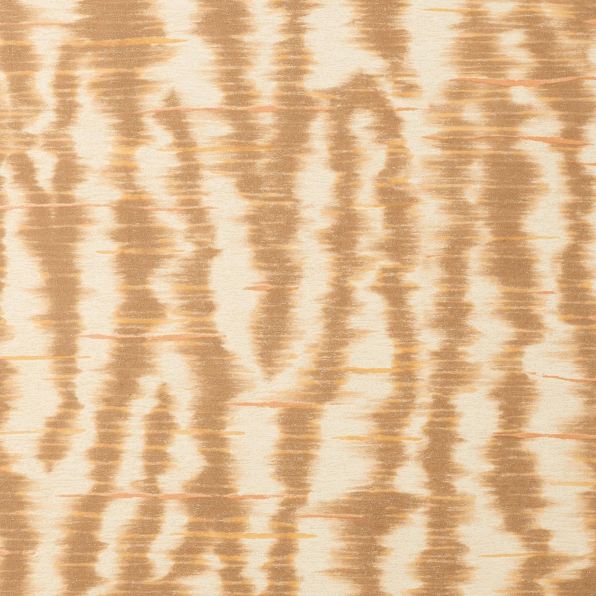 York Hartmann Rust Stripe Texture Wallpaper