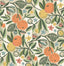 York Ochre Clementine Garden Peel & Stick Wallpaper