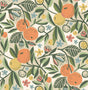 York Ochre Clementine Garden Peel & Stick Wallpaper