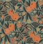 York Teal Clementine Garden Peel & Stick Wallpaper