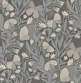 York Blue Grey Papillon Flutter Peel & Stick Wallpaper