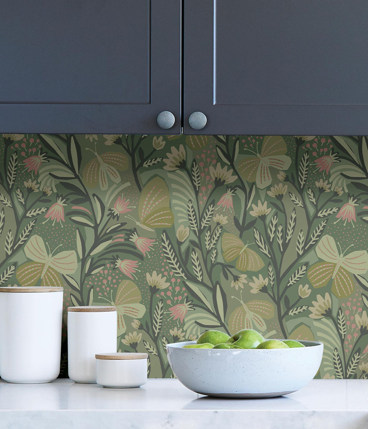 York Sage Papillon Flutter Peel & Stick Wallpaper