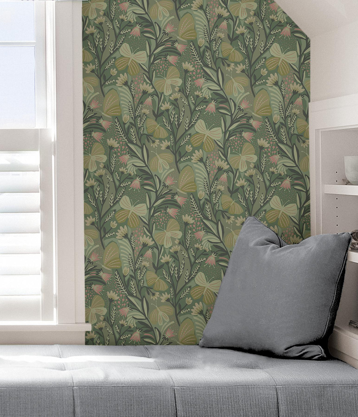 York Sage Papillon Flutter Peel & Stick Wallpaper