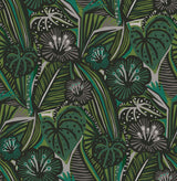 York Greens Lotusland Peel & Stick Wallpaper