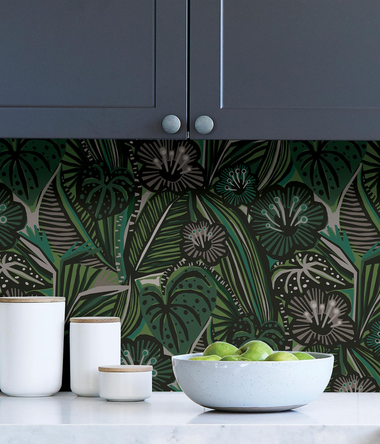 York Greens Lotusland Peel & Stick Wallpaper