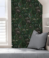 York Greens Lotusland Peel & Stick Wallpaper