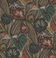 York Coral Teal Lotusland Peel & Stick Wallpaper