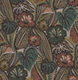 York Coral Teal Lotusland Peel & Stick Wallpaper