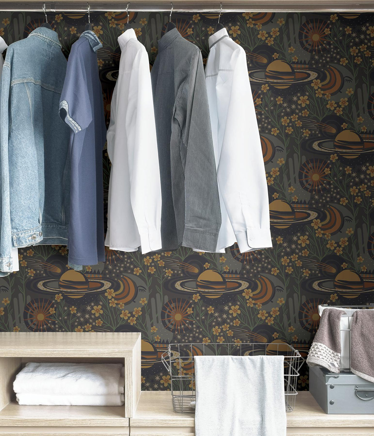 York Smoke Ethereal Cosmos Peel & Stick Wallpaper