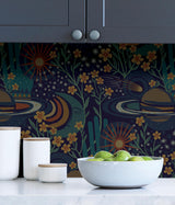 York Navy Ethereal Cosmos Peel & Stick Wallpaper