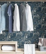 York Blues Poise Peel & Stick Wallpaper