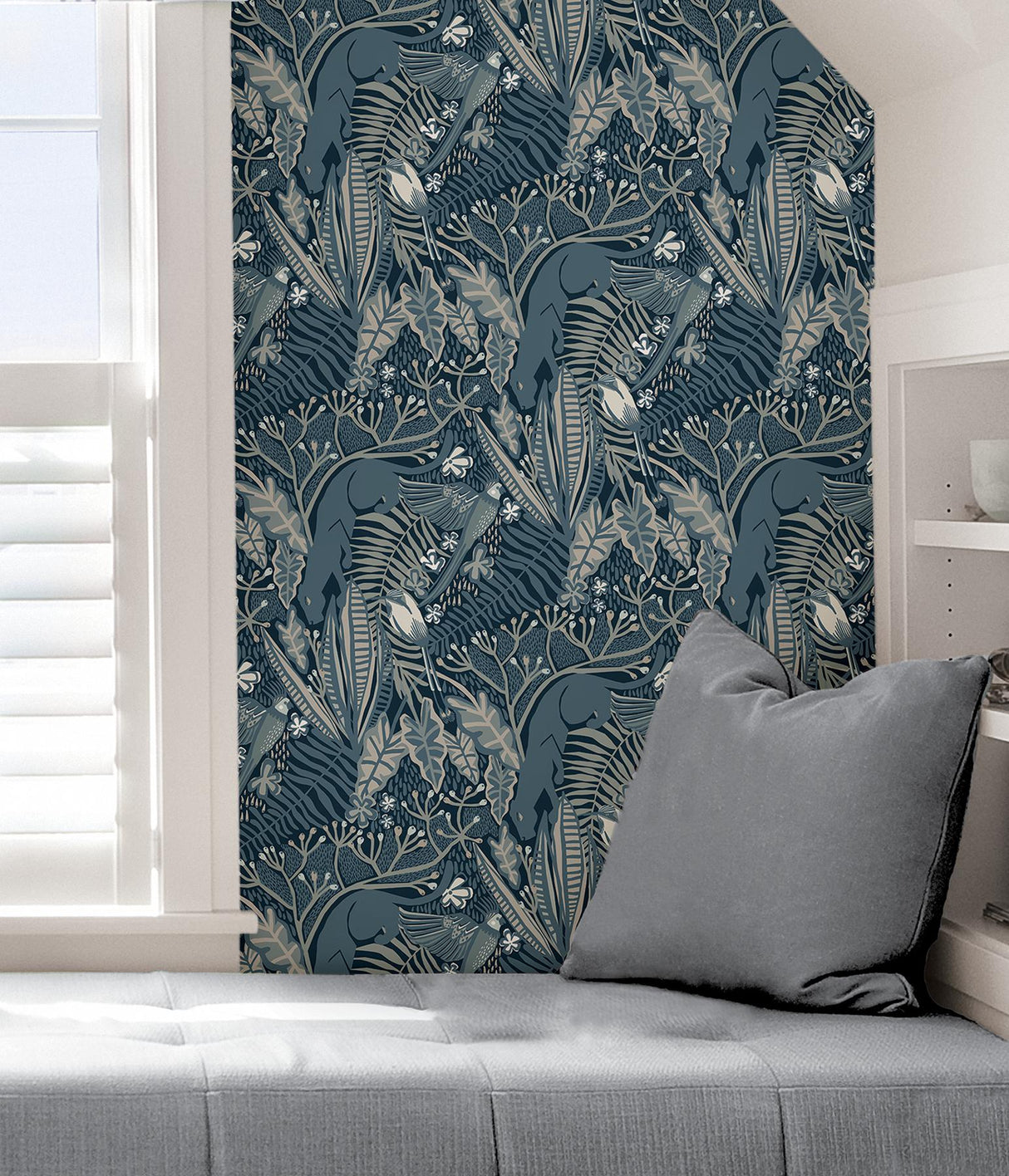 York Blues Poise Peel & Stick Wallpaper