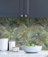 York Sage Jaybird Peel & Stick Wallpaper