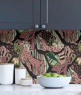 York Plum Cat Nap Peel & Stick Wallpaper