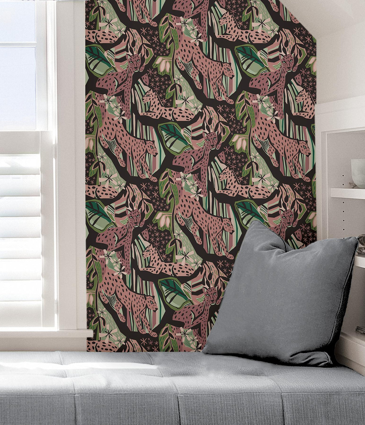 York Plum Cat Nap Peel & Stick Wallpaper