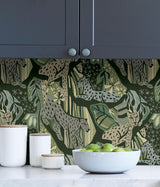 York Greens Cat Nap Peel & Stick Wallpaper