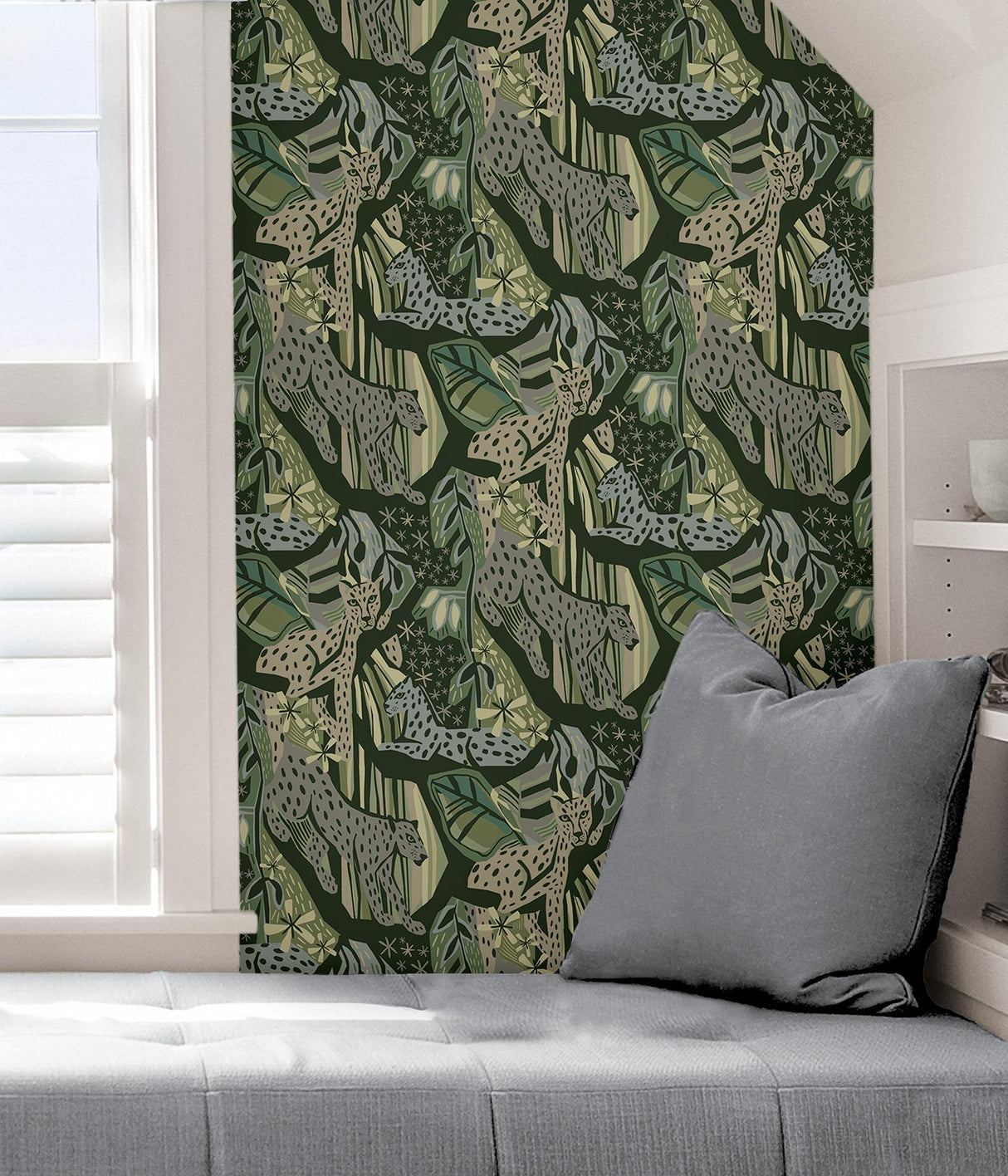 York Greens Cat Nap Peel & Stick Wallpaper