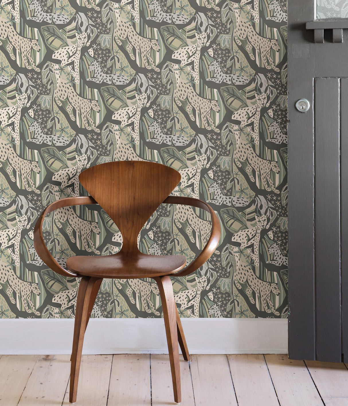 York Cream Grey Cat Nap Peel & Stick Wallpaper