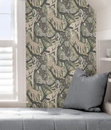 York Cream Grey Cat Nap Peel & Stick Wallpaper