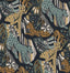 York Navy Gold Cat Nap Peel & Stick Wallpaper
