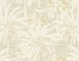 York Dream Of Palm Trees Beige Texture Wallpaper