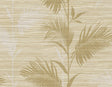 York Away On Holiday Beige Palm Wallpaper
