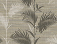 York Away On Holiday Brown Palm Wallpaper