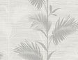York Away On Holiday Grey Palm Wallpaper