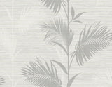York Away On Holiday Grey Palm Wallpaper