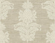 York Pineapple Grove Brown Damask Wallpaper