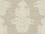 York Pineapple Grove Brown Damask Wallpaper