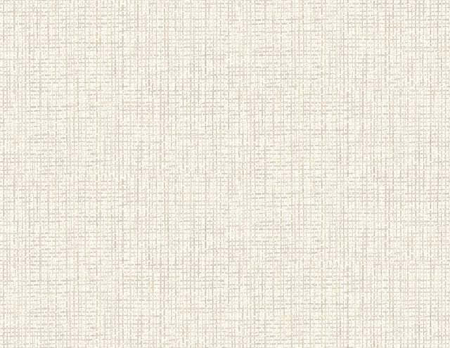 York Woven Summer White Grid Wallpaper