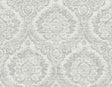 York Kauai Grey Damask Wallpaper