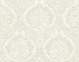 York Kauai Taupe Damask Wallpaper