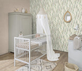 York Sway Light Green Botanical Wallpaper