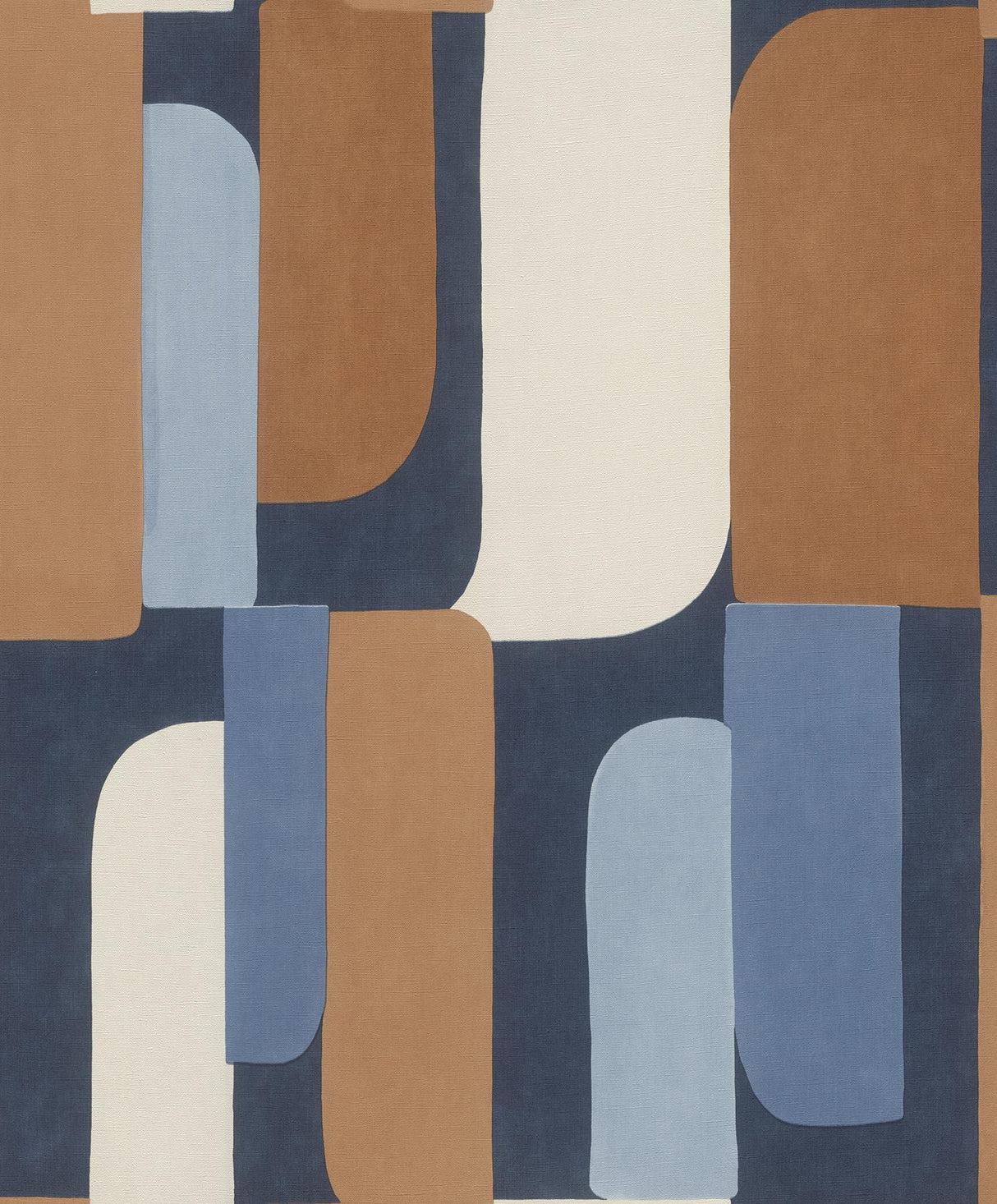 York Derain Blue Geometric Wallpaper