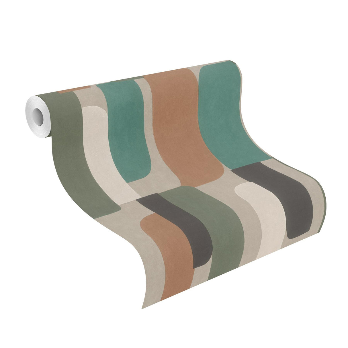 York Derain Green Geometric Wallpaper